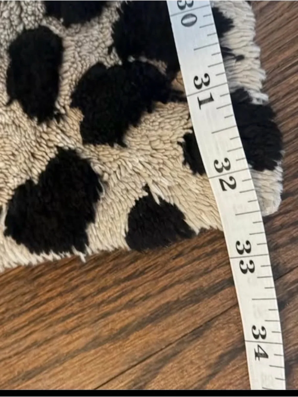 Abyss & Habidecor Black and White Leopard Print Bath Mat
